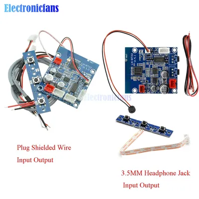Car Bluetooth Audio Receiving Board Module 3.5MM Headphone Jack/Plug Shielded Wire Input Output