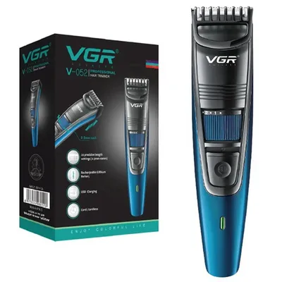 VGR 0.5-10mm Adjustable Beard And Hair Trimmer For Men Mustache Face Stubble Hair Clipper Electric