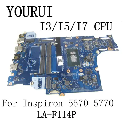 CAL60 LA-F114P For DELL Inspiron 15 5570 5770 Laptop Motherboard with