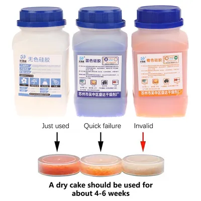 500g Waterproof Reusable Silica Gel Beads Moisture Absorber Electronic Product Desiccant Moisture
