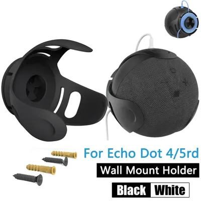 For Echo Dot 5/4 Wall Mount Holder Speaker Bracket For Amazon Alexa Echo Dot 4 Generation Smart