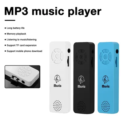 Mini Ultra Thin Fashion Mp3 Music Player Portable USB Rechargeable Sports Walkman with Speaker for