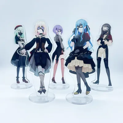 BanG Dream! Anime Figures Roselia Band Cosplay Acrylic Stands Model Sweet Girl Desk Decor Standing