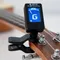 JOYO JT-01 Guitar Tuner Clip-on Chromatic Digital Tuner Frequency LCD Tuner for Acoustic Guitar