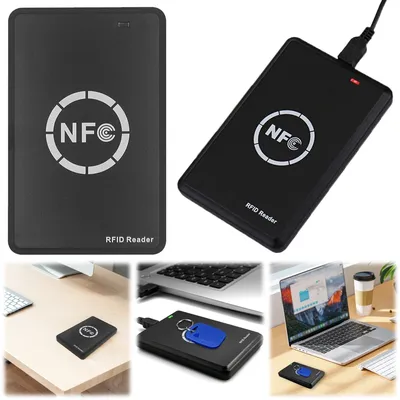 RFID Reader Writer 13.56MHz/125KHz/250KHz 13.56MHz Encrypted Card Decoder Free Software NFC Tag