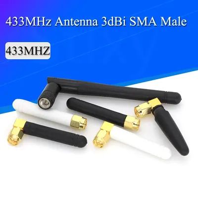 2-20PCS 433MHz Antenna 3dBi SMA Male Connector 433 mhz directional antena 433M waterproof antenne