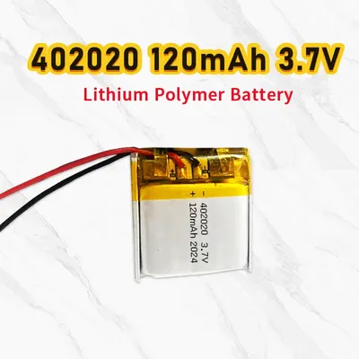 1-10PCS 402020 3.7V Battery 120mAh 042020 Li-Polymer Batteries for Cordless Phones Walkie Talkies