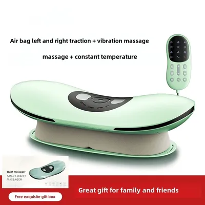 Electric Lumbar Traction Device Massager with Heat Function & Adjustable Intensity,Electric