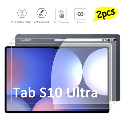 2 Pieces Oil-coating Clear Tempered Glass HD Hard Film Scratch Proof Screen Protector For Samsung