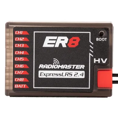 Radiomaster ER8 8CH 2.4Ghz 100mw Dual Antenna PWM CRSF ExpressLRS Receiver