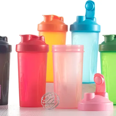 600ml Protein Powder Shaker Bottle Leak Proof Water Bottle for Gym Fitness Training Sport Shaker