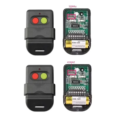 8 Dip Switch Smart Copy Remote Control Fixed Code 2 CH Duplicator For Gate Garage Door Opener Or