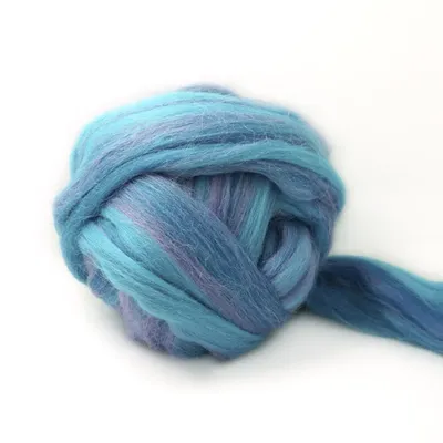 Extra Fine colour mixture Merino Wool roving fiber blended wool 50G Perfect in Wet and needle Felting Y21