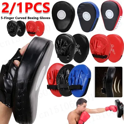 2/1PCS Kick Boxing Gloves Pad Punch Target Bag PU Muay Thai Free Fight Sanda Training Adults Kids