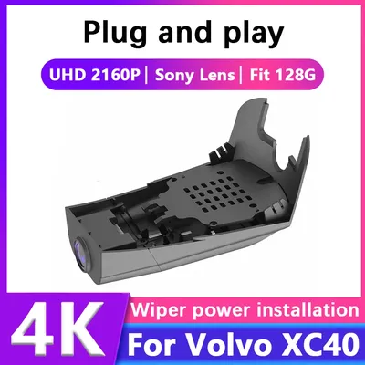 Car DVR For Volvo XC40 T2 T3 T4 D4 2019 2020 2021 2022 2023 2024,Dash Cam 4K,Wifi Camera Video