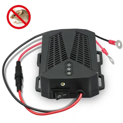 Car Ultrasound Mouse Repeller Car Non-Toxic Car Rat Repeller 12V Powered Intelligent Start-Stop Get