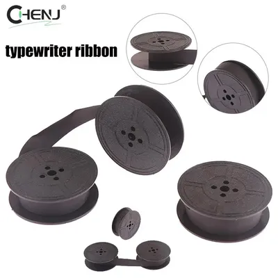 1pcs Typewriter Ribbon Twin Spool Typewriter Ribbon Black Twin Spool Replacement Pack For Most