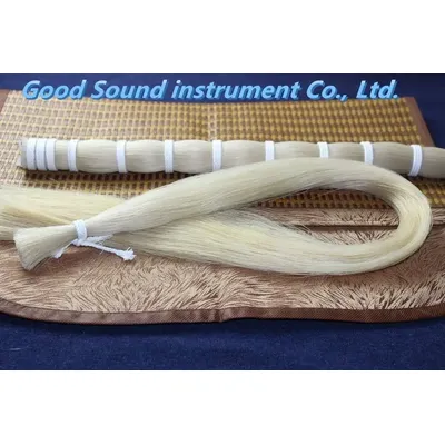 250g Horse Hair AAA bulk white Horse hair Bow parts Mongolian Stallions 80-85cm