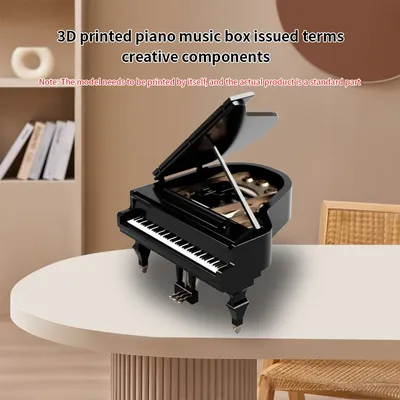 For Bambu Lab P1 X1 A1 A1 MINI Piano Music Box Kit 3D Printer Model Kit