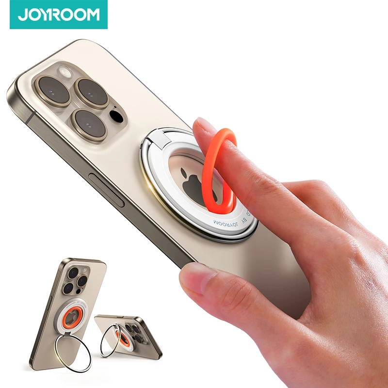 JOYROOM for Magsafe Phone Grip Holder Kickstand Magnetic Phone Ring Holder Stand for iPhone 16 15 14 13 Pro/Max All Smartphone