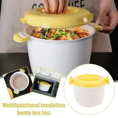 Microwave Rice Cooker Steamer Pot Pastamaker Oven Veggie Cookware Cooking Soup Pressure Pots Bowl
