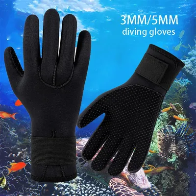 New Adult Diving Gloves Neoprene 3mm 5mm Thermal Spearfishing Gloves Anti-slip Surfing Swimming