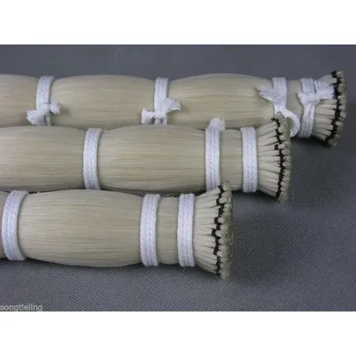 500 grams violin viola cello natural white bow hair Mongolia horse tail hair