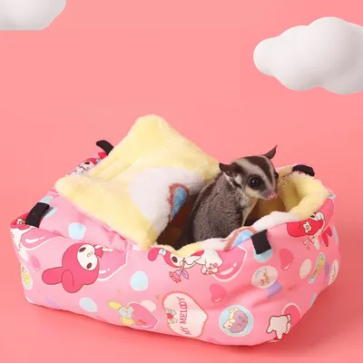 Pet Guinea Pig Sack Small Warm Nest Hanging Pet Hedgehog Squirrel Hamster Bed Waterproof Windproof
