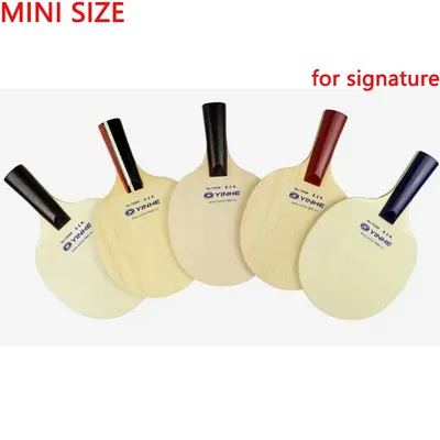 Souvenir YINHE Mini Table Tennis Blade for Collection Display Small Size Pingpong Racket for