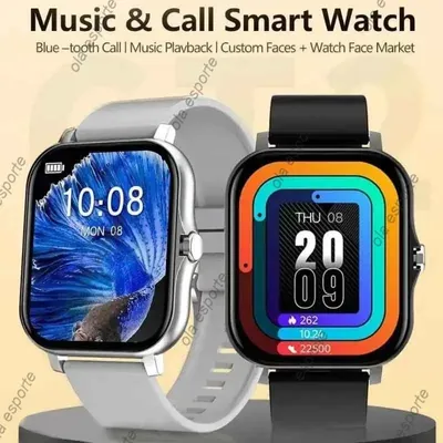Smart Watch Android Phone 1.44'' Inch Color Screen Bluetooth Call Blood Oxygen/Pressure Monitoring