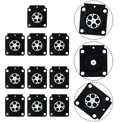 10 Pcs Carburetor Metering Diaphragm For Stihl 4314 121 4700 For Zama A015053 C1Q Carb Carburetor