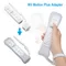 2 Set For Nintendo Wii Motion Plus Adapter Sensor+Silicon Case for Nintendo Wii Remote Controller