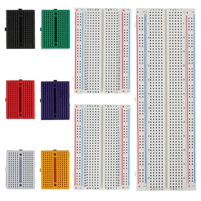 Breadboards Kit Include 830/400/170 Point Solderless Breadboards for Proto Shield Distribution