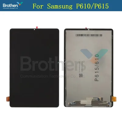 For Samsung Galaxy Tab S6 Lite 10.4 P610 P615 P615N P617 LCD Screen Display Touch Digitizer Assembly
