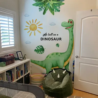 Big Size Dinosaur Wallpaper For Boy Room Decor Cute Animal Dinosaur Wall Stickers Decoration Poster