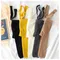 Baby Cotton Soft Knitted Leggings Infant Newborn Baby High Waist Bib Leggings Tights Socks Girls