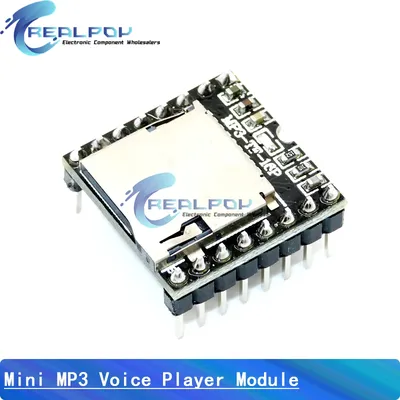 DFPlayer Mini MP3 Player Module V3.0 16P TF Card U Disk Mini MP3 DF Player Audio Voice Module Board