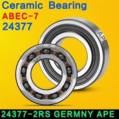 German APE Bearings 24377 2RS hybrid ceramic bearing 24*37*7mm, 1PCS ABEC-7 24377 RS bicycle bearing, mountain bicycle bearing