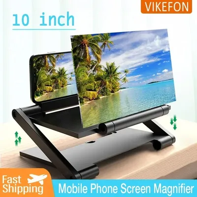 10 inch 3D Screen Amplifier Mobile Phone Screen Video Magnifier HD Expander Projector Smart phone