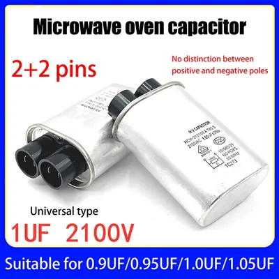 1Pc For Microwave Oven Capacitor Parts 1.0UF 2100V Microwave Oven High Voltage Capacitor Microwave