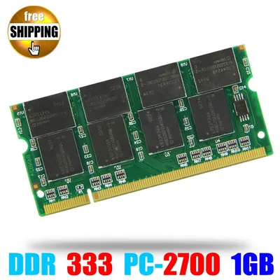 Laptop Memory Ram SO-DIMM PC2700 DDR 333 / 266 MHz 200PIN 1GB / DDR1 DDR333 PC 2700 333MHz 200 PIN