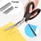 Stainless Steel Pinking Scissors Triangle Arc Teeth Lace Cloth Crafts Dressmaking Zig Zag Cut Tailor