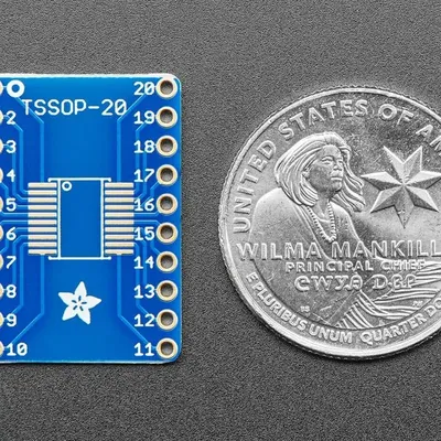 1206 SMT Breakout PCB for SOIC-20 or TSSOP-20 - 3 Pack! ESP32