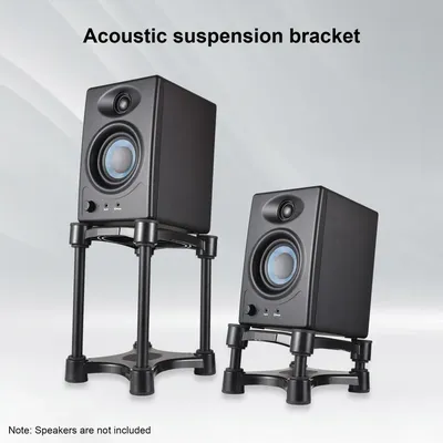 Desktop Speaker Stands Monitor Audio Bracket Shock Absorber Bracket Removable Speaker Monitor Stands