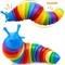 Fidget Slug Toy for children 18cm 3D Colorful Sensory Slug Relieves Fun Decompression Toy Creative Twist Caterpillar Fidget Toys