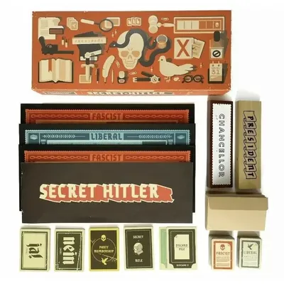 SECRET HITLER All English puzzle game card adults party games 2-8 people Birthday holiday party game