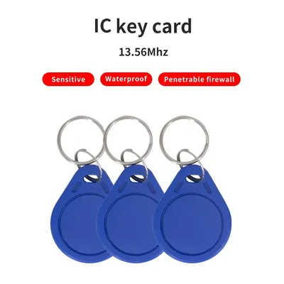 5YOA 10PCS RFID 13.56MHz IC Keyfobs Read Only Tags Access Control S50 Token Attendance Management