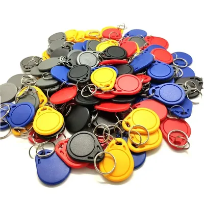 50pcs 13.56MHz Rewriteable 0 Block UID Tag RFID UID Keyfobs Rewrite Copier Writer Duplicator Copy IC