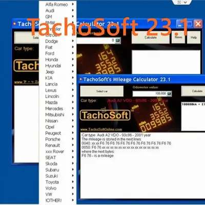TachoSoft Mileage Calculator 23.1 TachoSoft Mileage Counter Calculation Software V23.1 With License