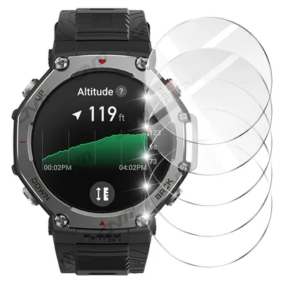 2.5D Screen Protector for Amazfit T-Rex 3 Clear Ultra-HD Tempered Glass Anti-Scratch Protection Film
